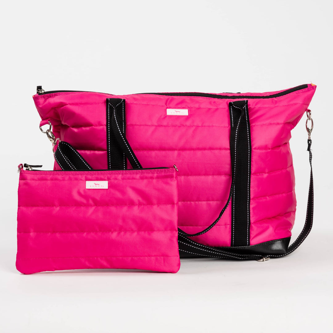 Scout Triple Advisor Travel Bag: Pink Puffer