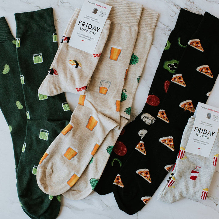Women’s Beige Sushi Socks: Women’s 5 – 10