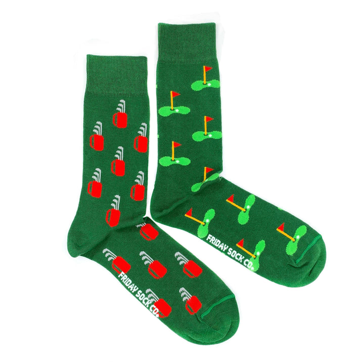 Men’s Golf Clubs & Green Socks: Men's 7 - 12