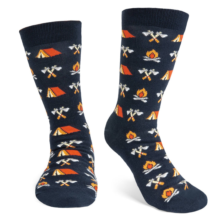 Born To Camp, Forced To Work Socks - Pine & Moss