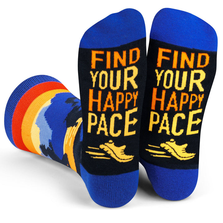 Find Your Happy Pace (Running) Socks