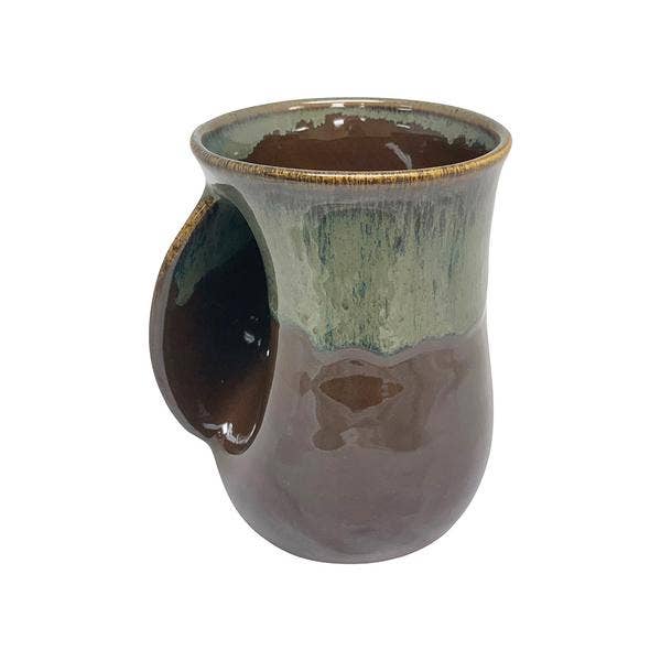 The Original Handwarmer Mug: Mocha / Left Hand