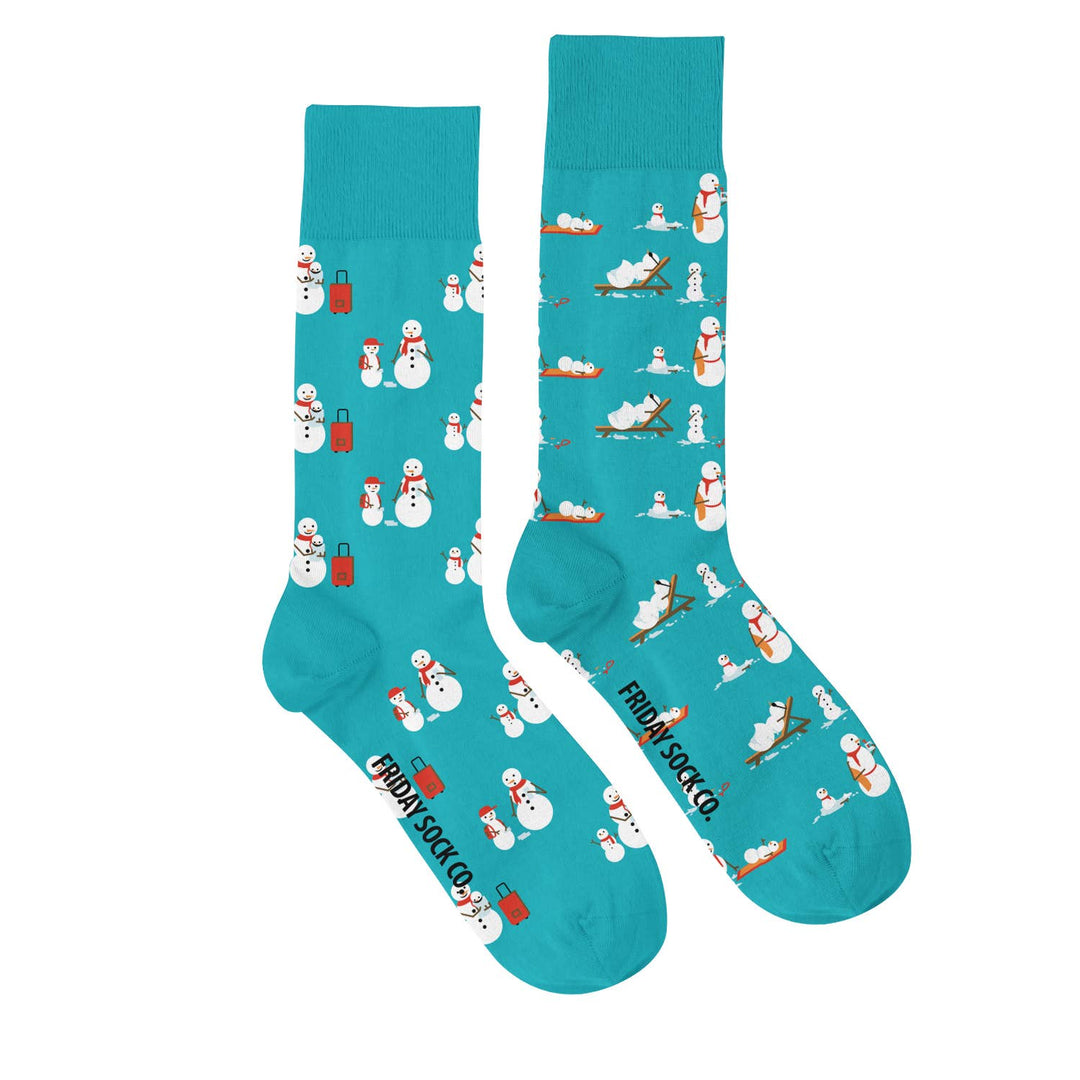 Men's Snowman Vacation Socks