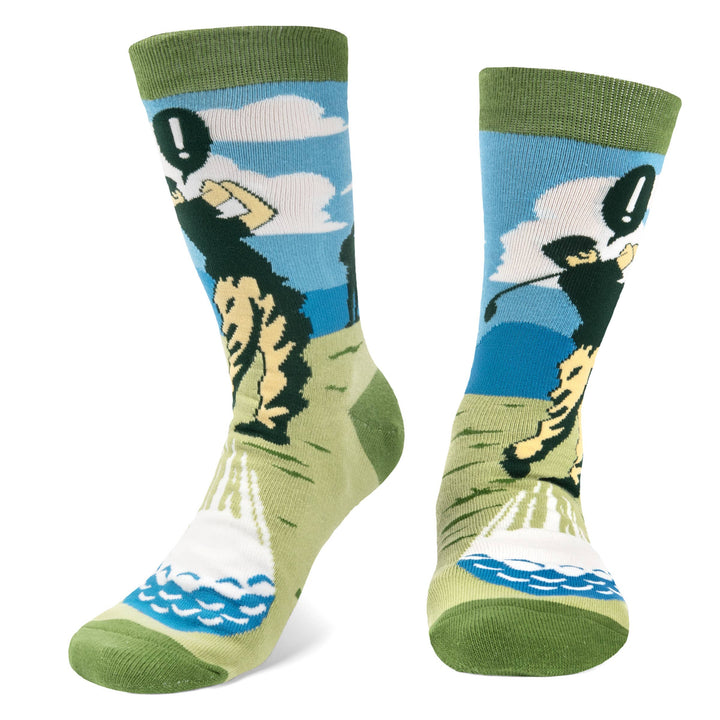 Swing Swear Repeat Socks - Pine & Moss