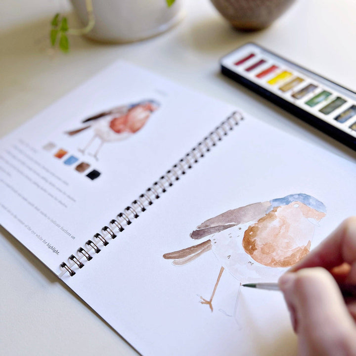 Emily Lex Studio- Birds Watercolor Workbook - Pine & Moss