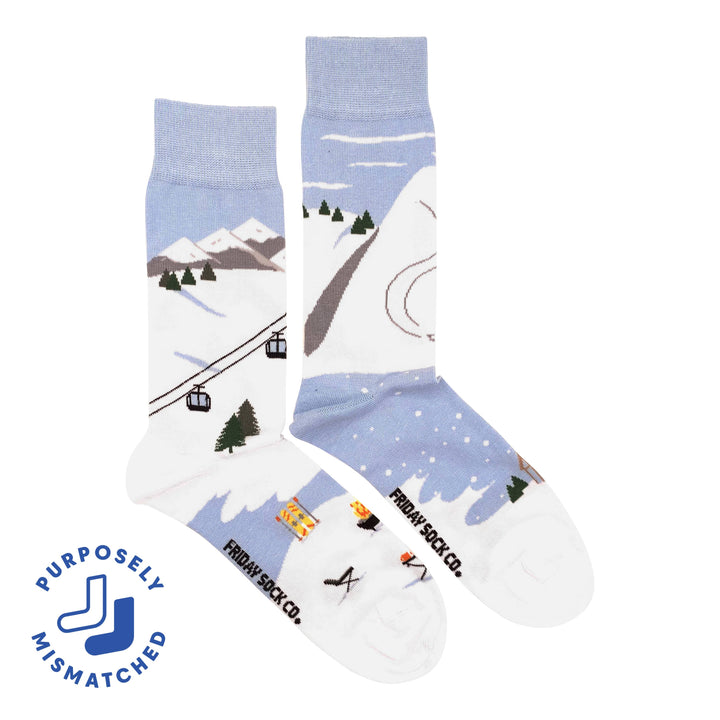 Men's Ski Scene Socks: Men's 7 - 12