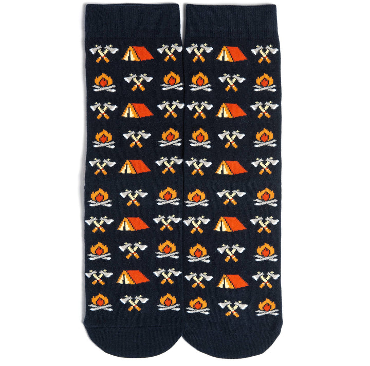 Born To Camp, Forced To Work Socks - Pine & Moss