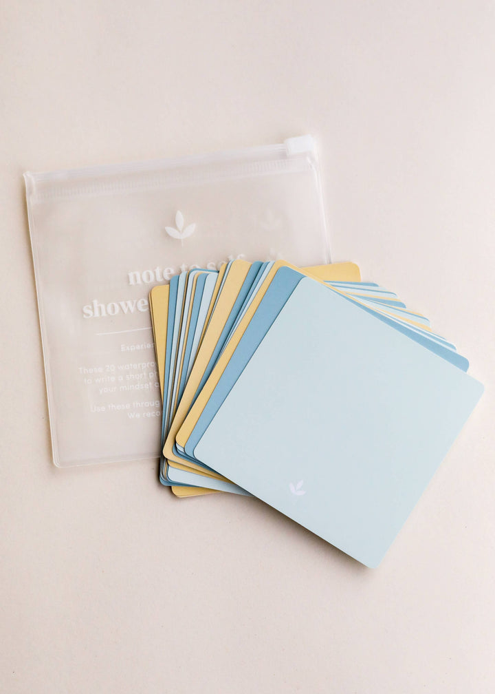 Shower Affirmation™ Cards - Note to Self - Pine & Moss
