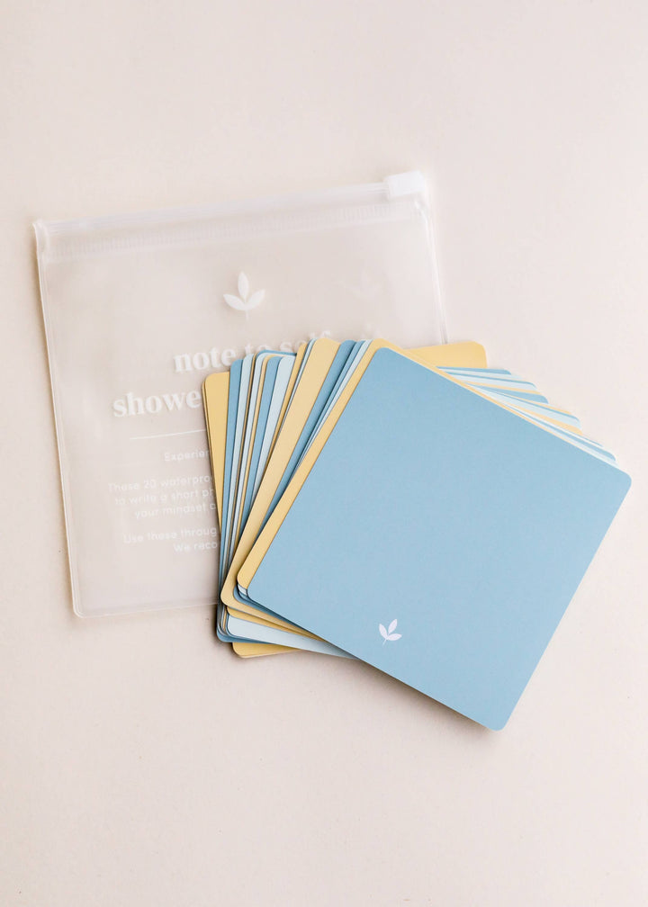 Shower Affirmation™ Cards - Note to Self - Pine & Moss