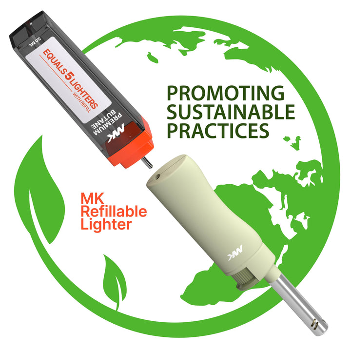 MK Lighter Range Series- Windproof Flame - Pine & Moss