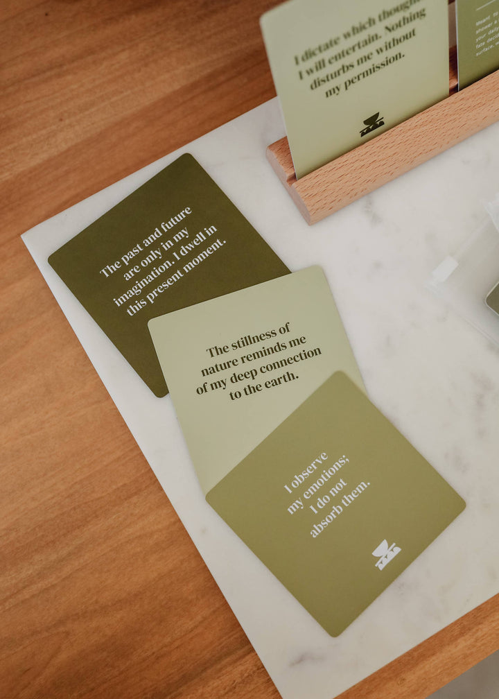 Shower Affirmation™ Cards - Grounding - Pine & Moss