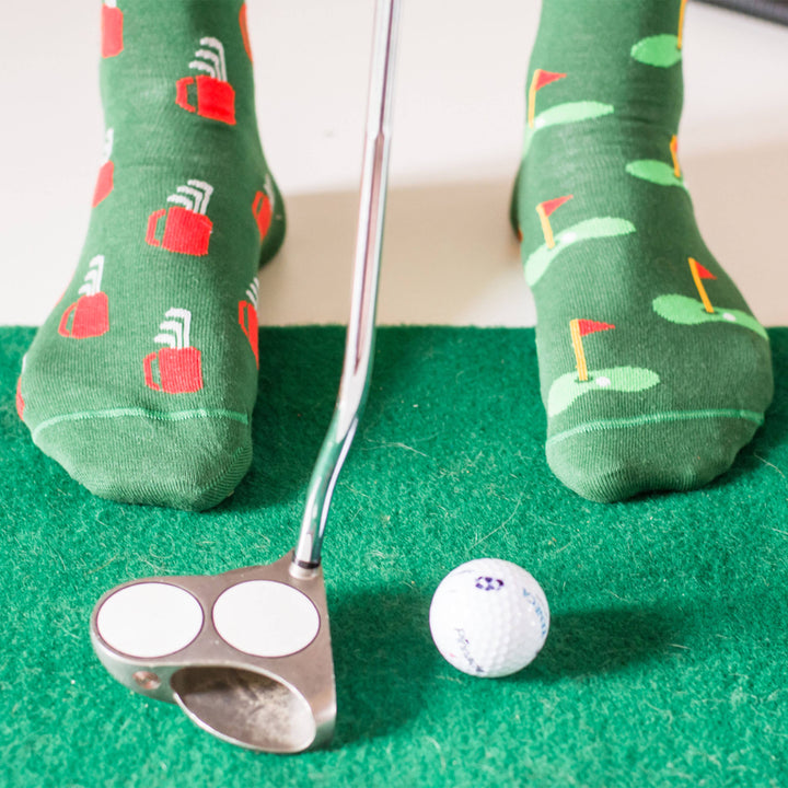 Men’s Golf Clubs & Green Socks: Men's 7 - 12