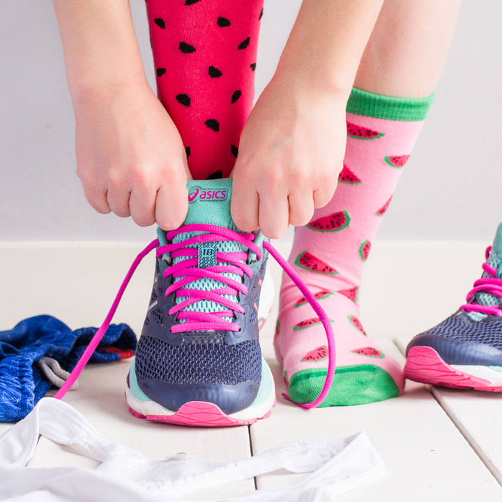Women’s Socks | Watermelons | Mismatched: Women’s 5 – 10 - Pine & Moss