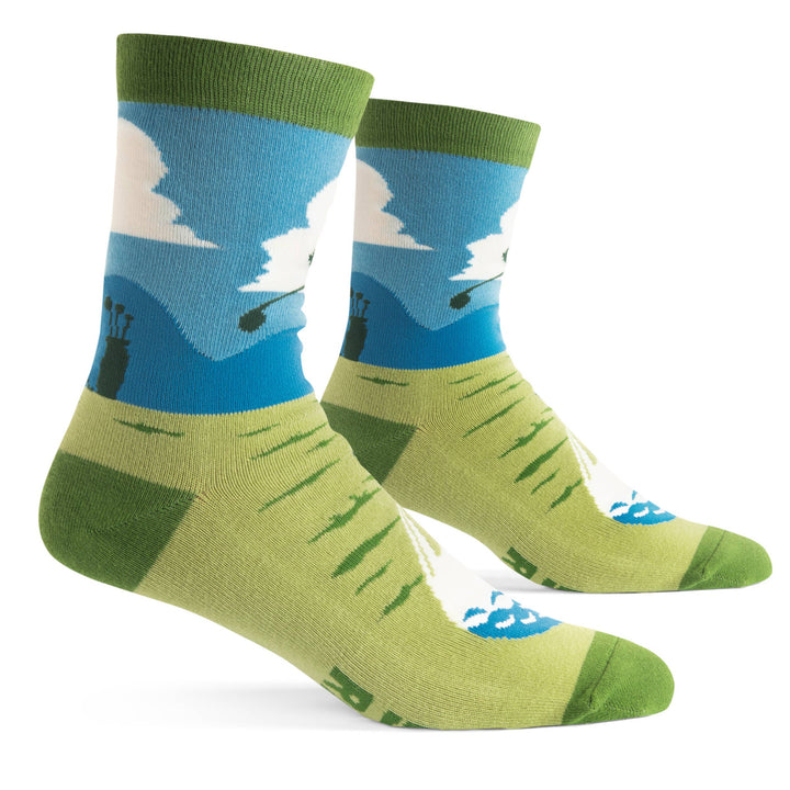 Swing Swear Repeat Socks - Pine & Moss