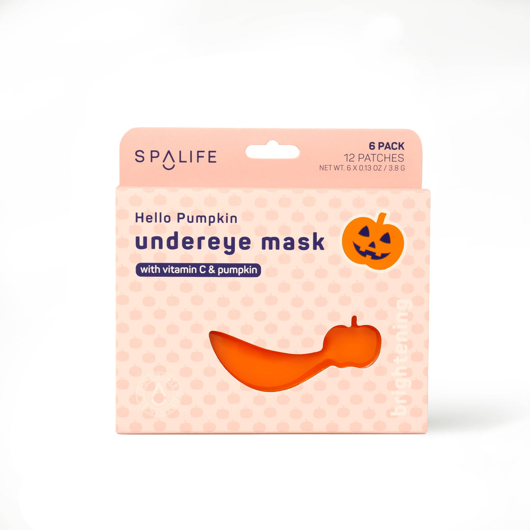 Halloween Hello Pumpkin Brightening Undereye Masks - 6 Pairs