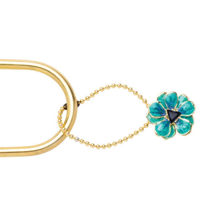 Sparkle & Shine Rhinestone Bracelet Trio - Montana Blue/Gold - Pine & Moss