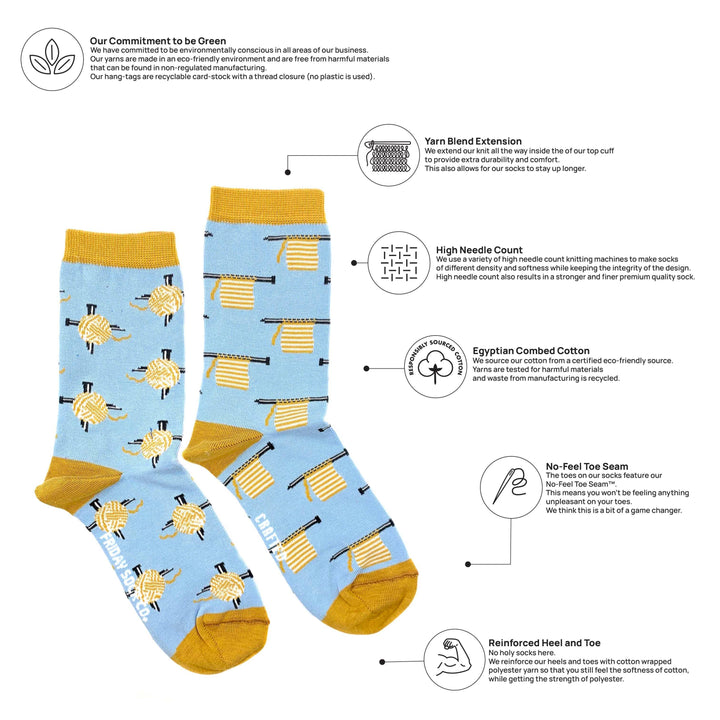 Women’s Knitting Socks: Women’s 5 – 10
