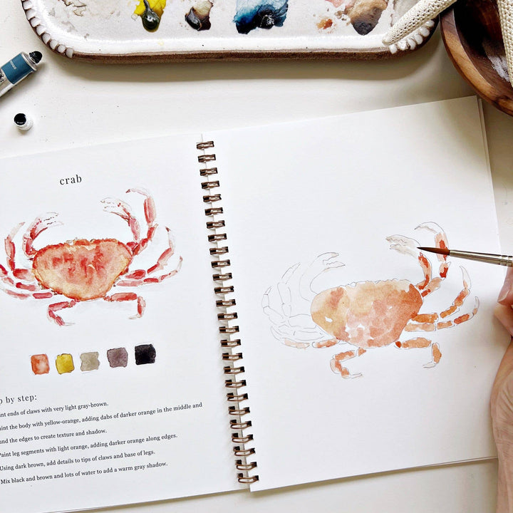 Emily Lex Studios- Seaside Watercolor Workbook - Pine & Moss