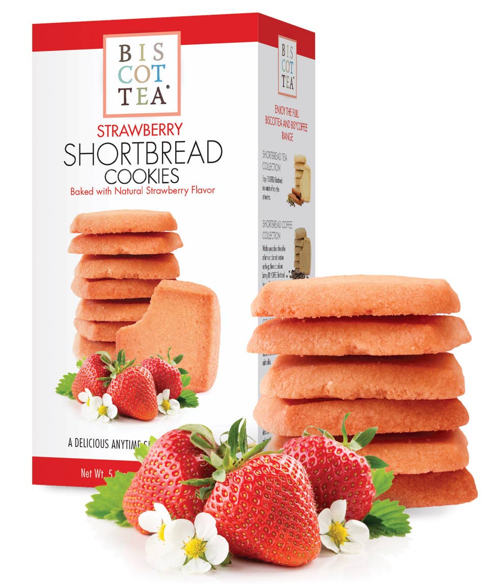 Strawberry Shortbread Cookies