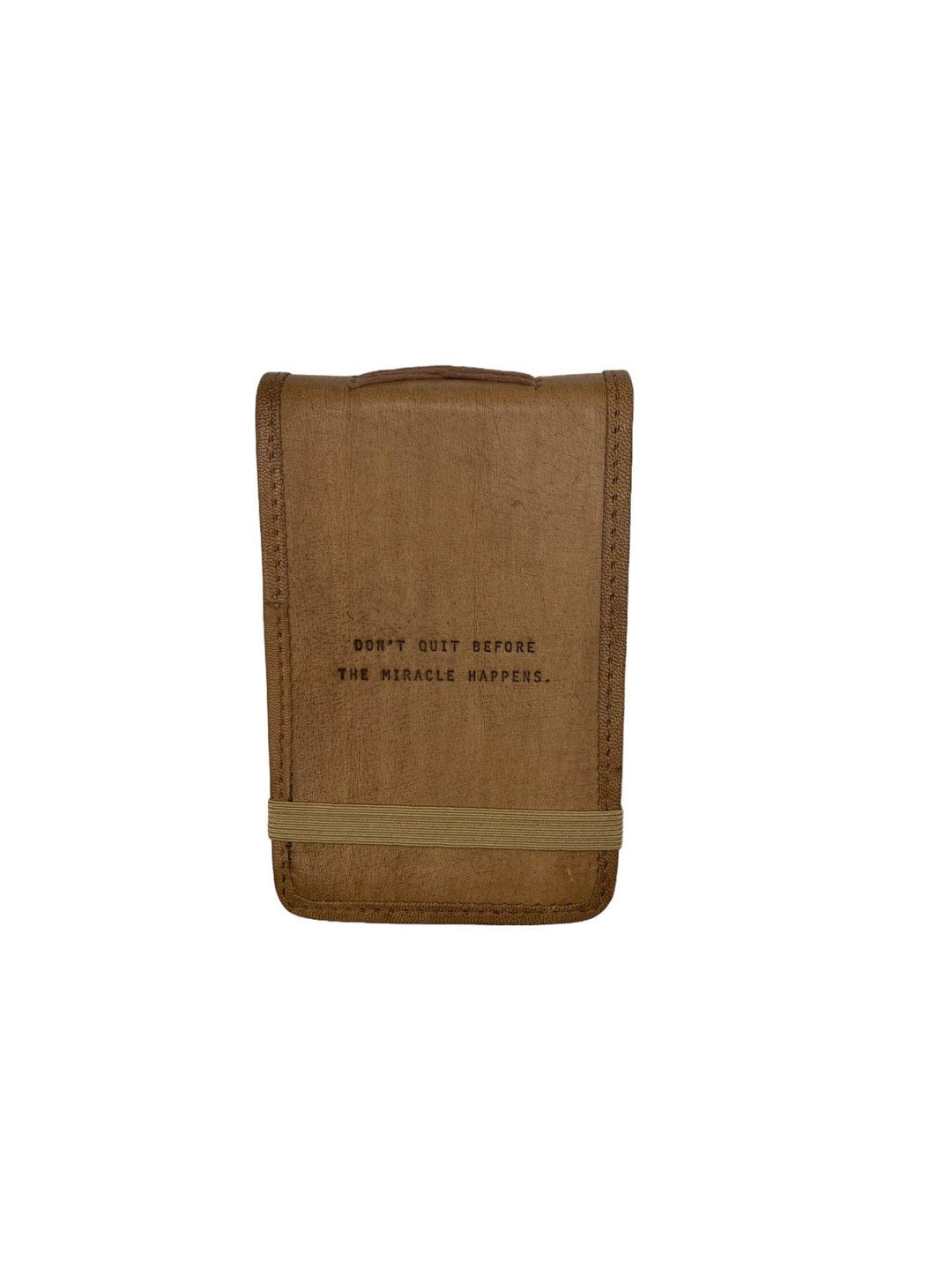 Mini Don't Quit Leather Journal