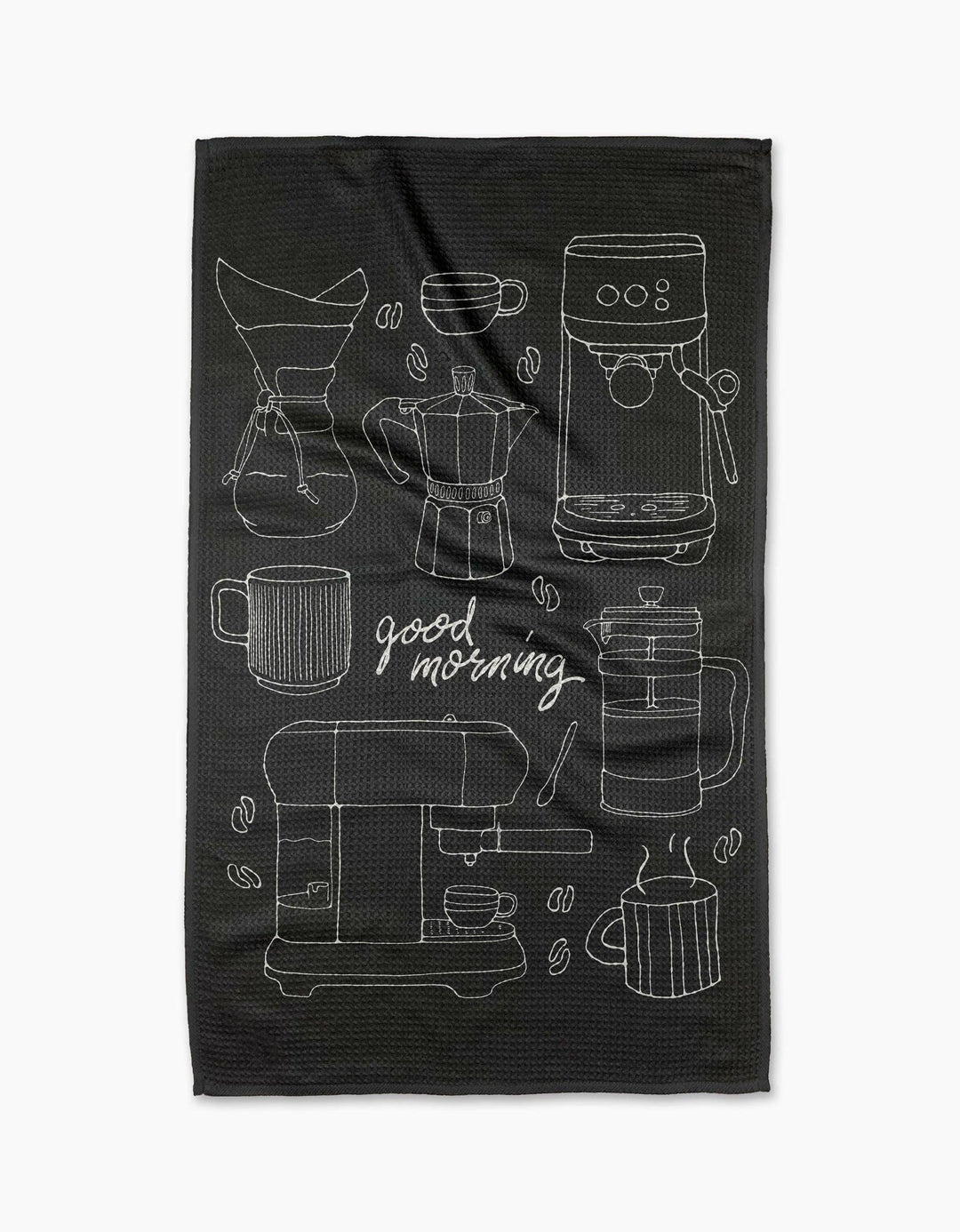Geometry: Good Morning Coffee Tea Towel