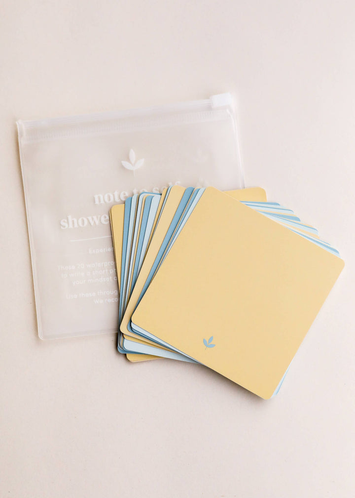 Shower Affirmation™ Cards - Note to Self - Pine & Moss