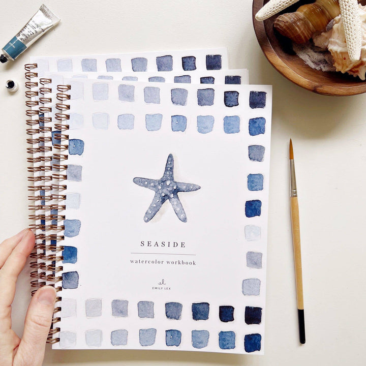 Emily Lex Studios- Seaside Watercolor Workbook - Pine & Moss