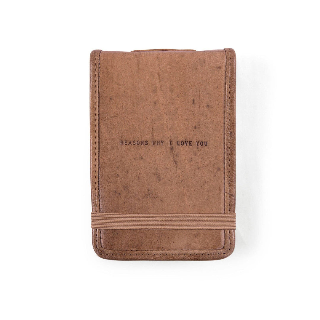 Mini Reasons Why I Love You Leather Journal