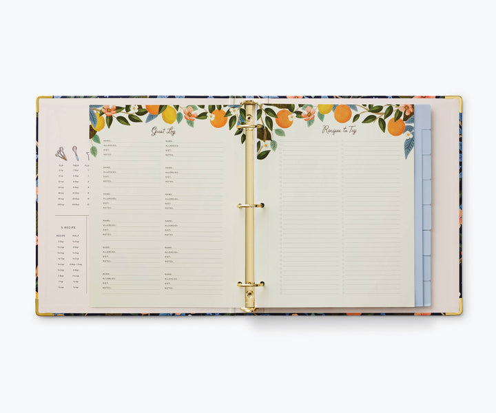 Rifle Paper Co.-Citrus Grove Recipe Binder