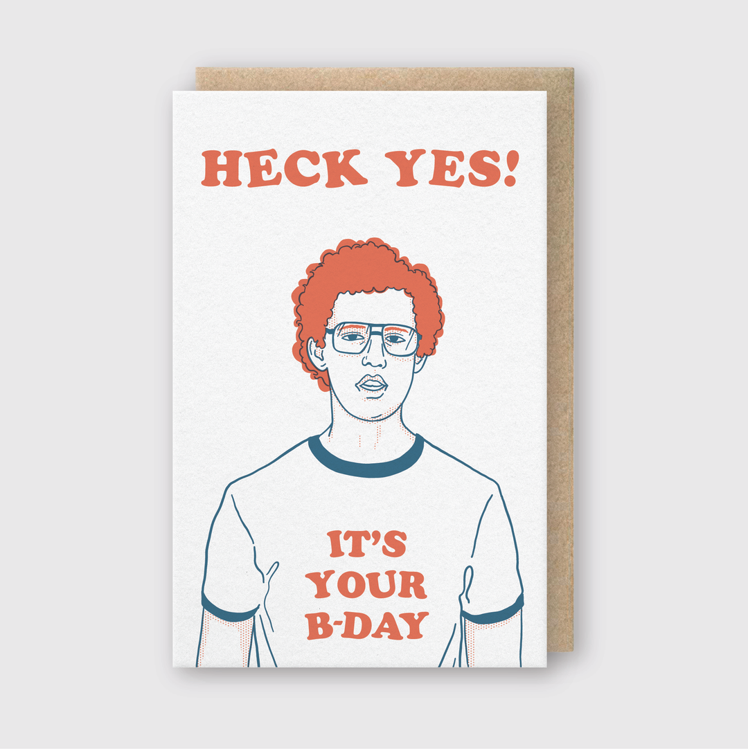 Heck Yes Birthday Card