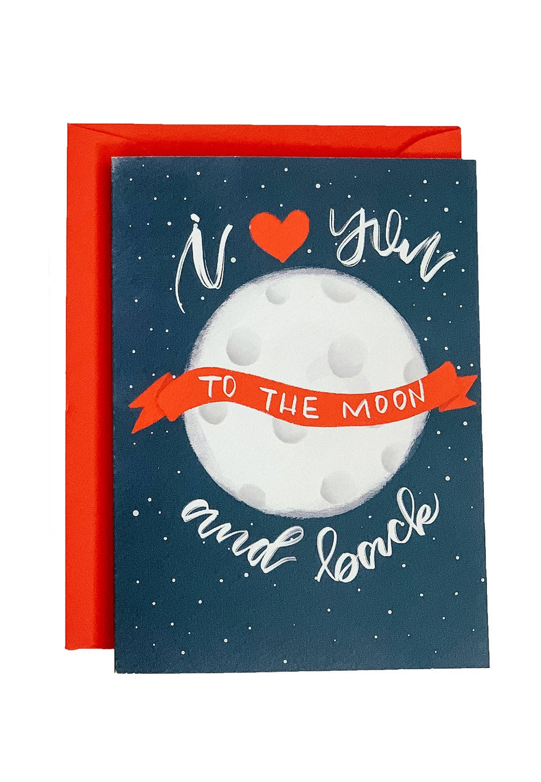 Orange Paper Co.- The Moon Greeting Card