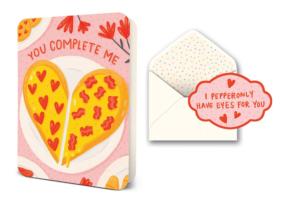 You Complete Me Deluxe Greeting Card - Pine & Moss