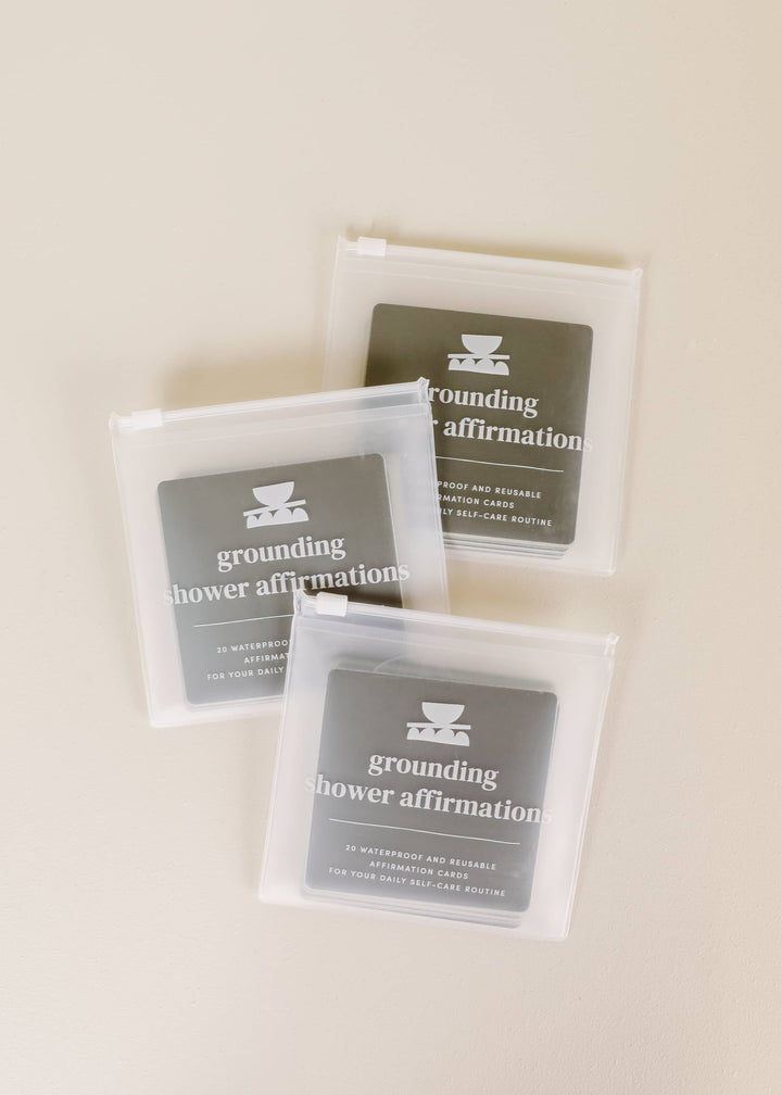 Shower Affirmation™ Cards - Grounding - Pine & Moss