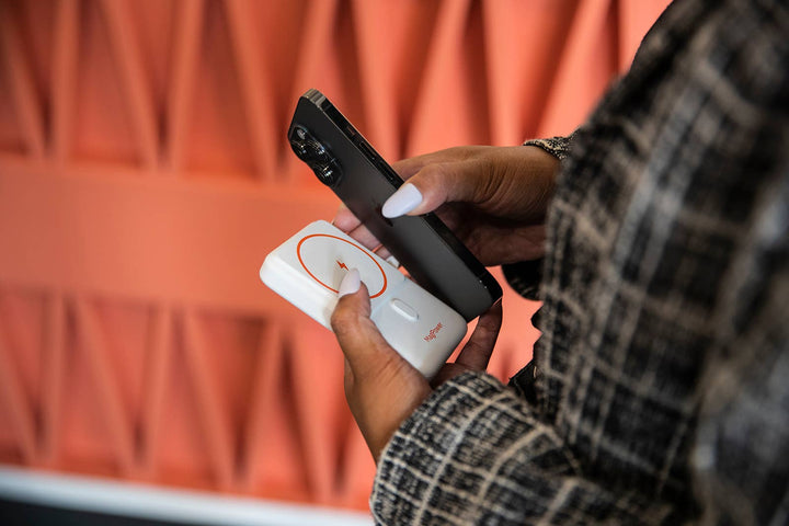 MagPower Wireless Fast Charge Powerbank Pack: Orange - Pine & Moss