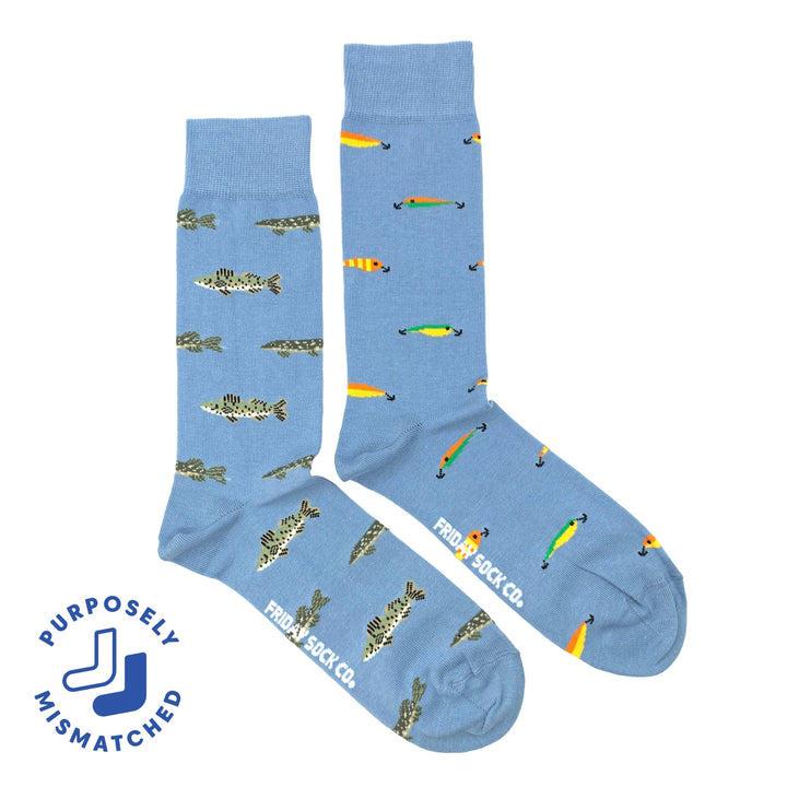 Men’s  Fish & Fishing Lures Socks: Men's 7 - 12