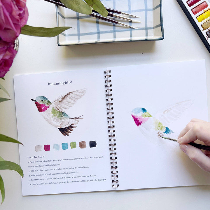 Emily Lex Studio- Birds Watercolor Workbook - Pine & Moss