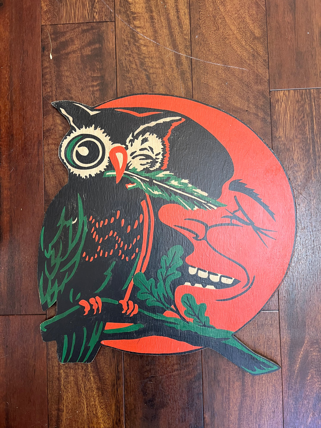 KR.Collective: Owl & Moon Wood Decor