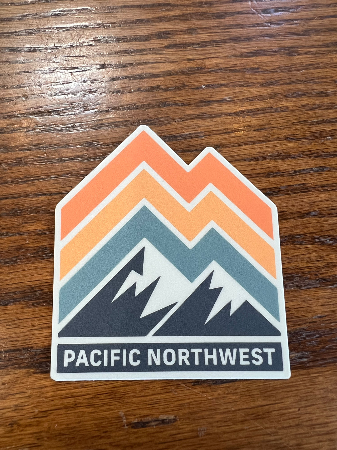 PNW Mountains Rising Sticker