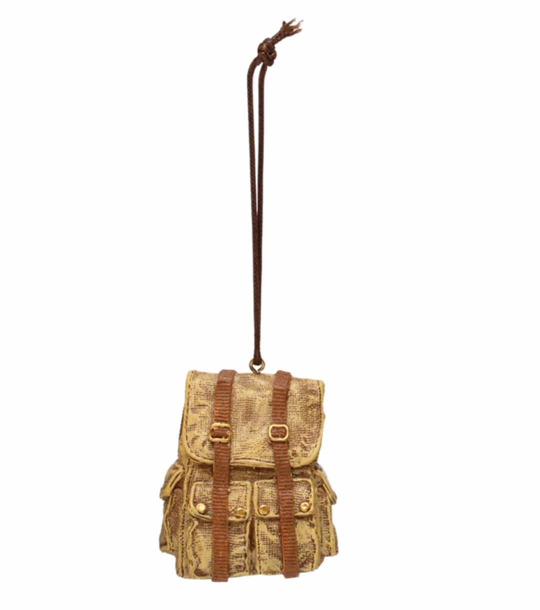 Backpack Ornament - Pine & Moss