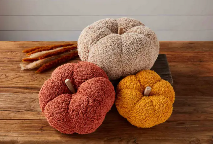 Tufting Pumpkin Sitter- Large - Pine & Moss