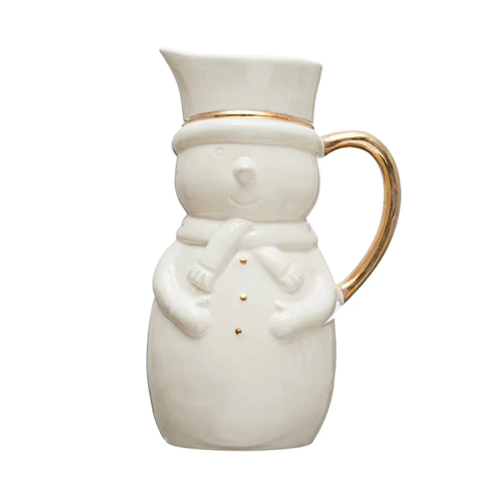 Snowman Creamer - Pine & Moss