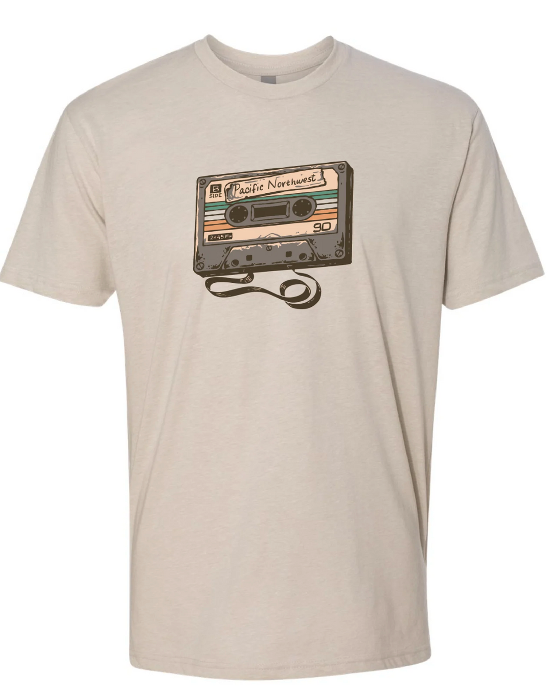 Rewind T-Shirt Sand - Pine & Moss