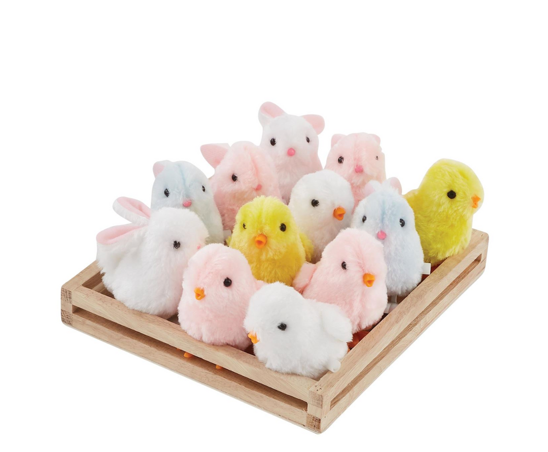 Wind Up Chicks & Bunnies - Pine & Moss