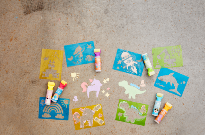 Roller Chalk Sidewalk Paint - Pine & Moss