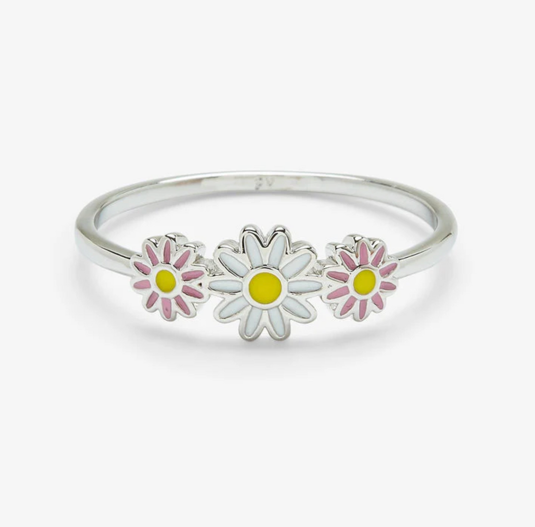 Pura Vida Daisy Ring - Pine & Moss