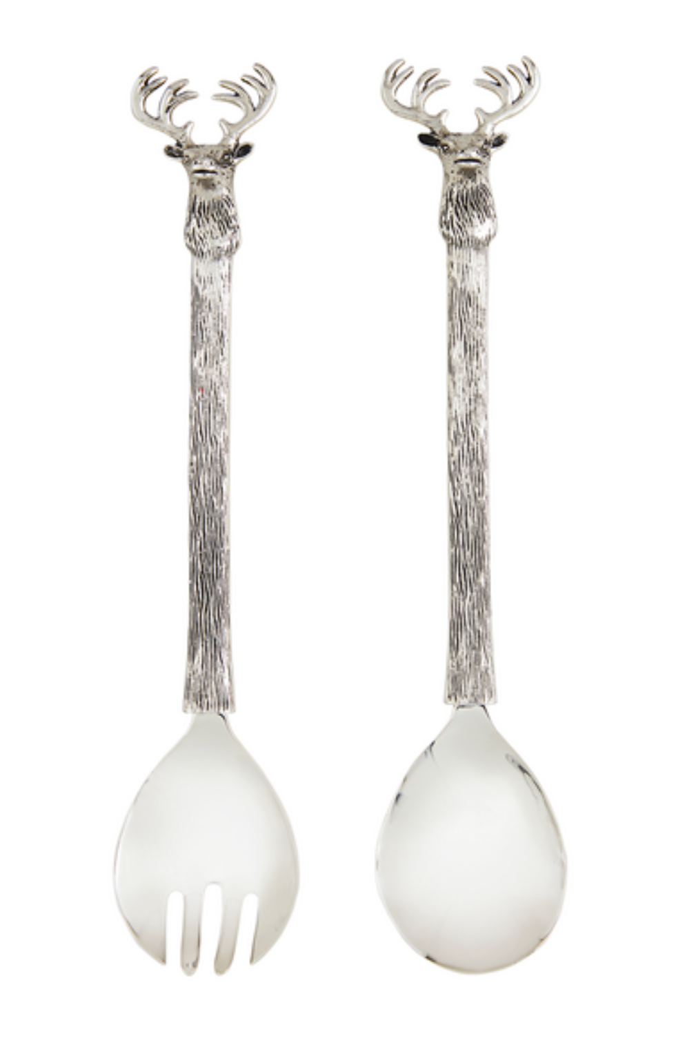 Metal Deer Servers - Pine & Moss