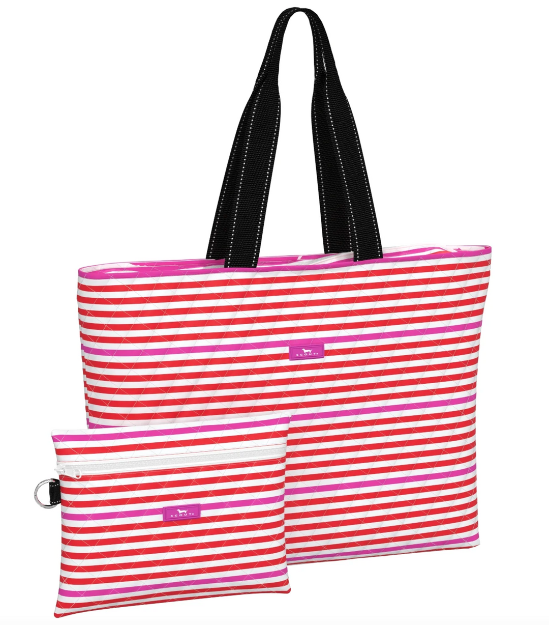 Scout Plus 1 Foldable Travel Bag- Ready to Jingle - Pine & Moss
