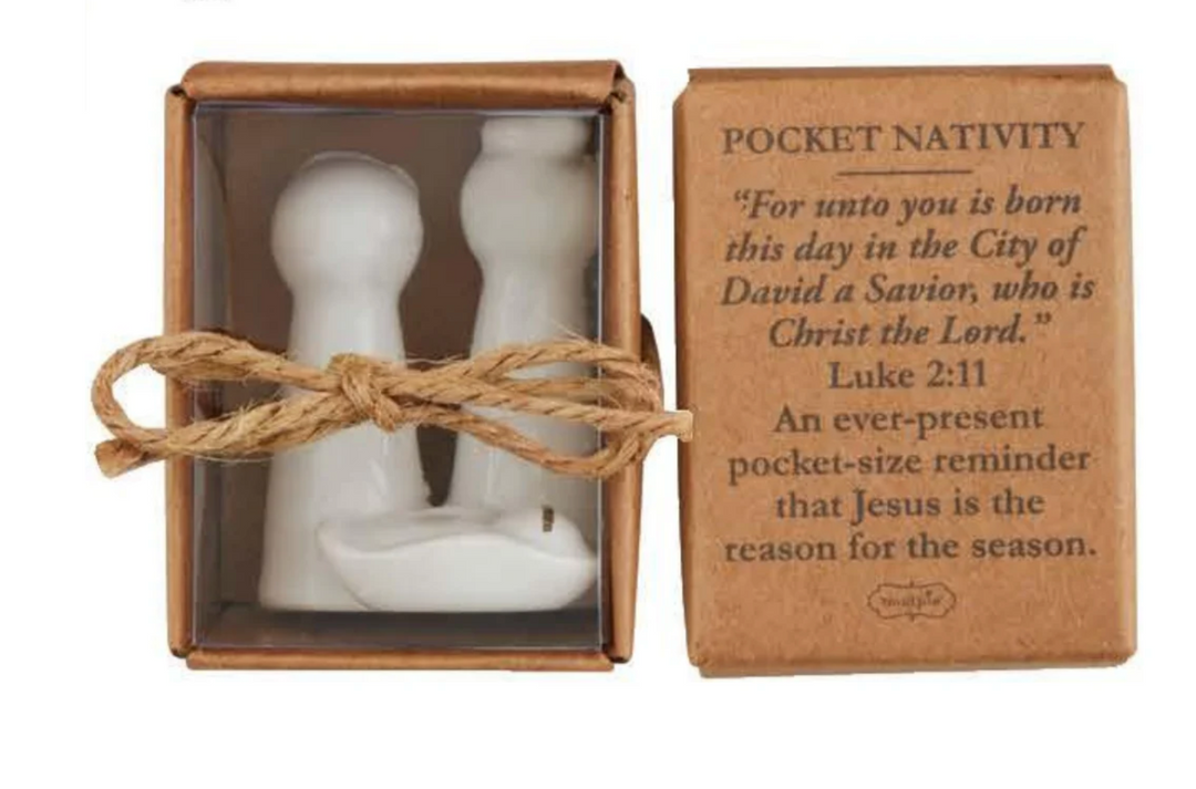 Pocket Nativity Set - Pine & Moss