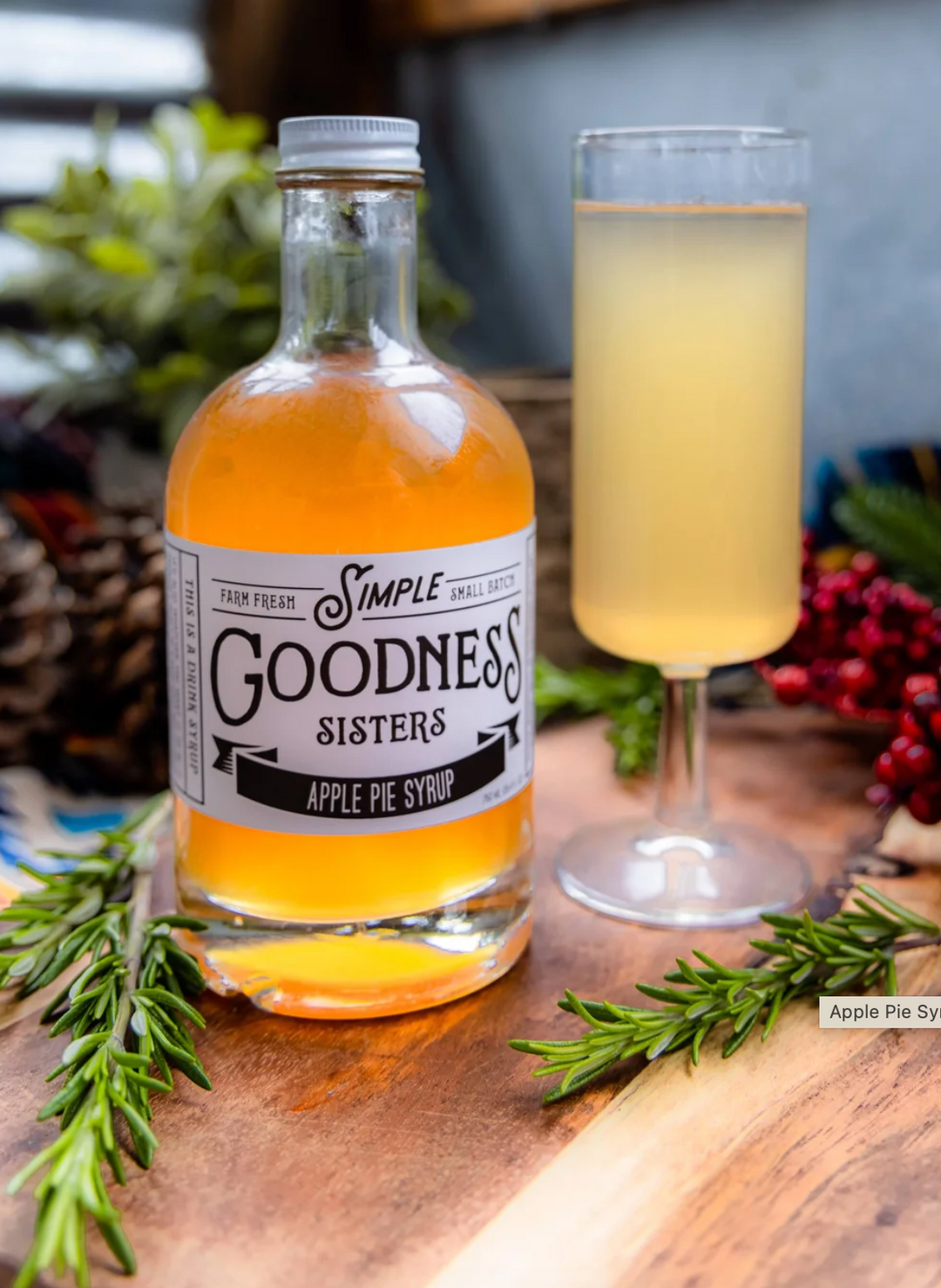 Simple Goodness Syrups- Apple Pie - Pine & Moss