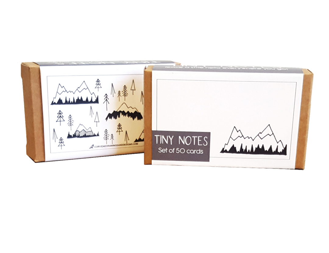 Mountains Tiny Notes